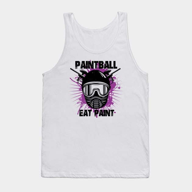 Paintball - Eat Paint Tank Top by shirtonaut